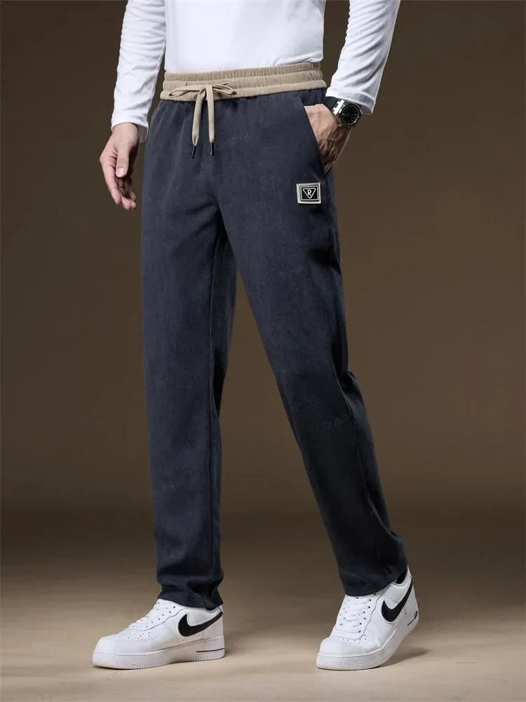 Theodore Relaxed Fit Joggers | Drawstring Waist Elastic Waistband Joggers