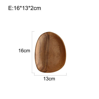 Minimalist Acacia Wood Serving Tray