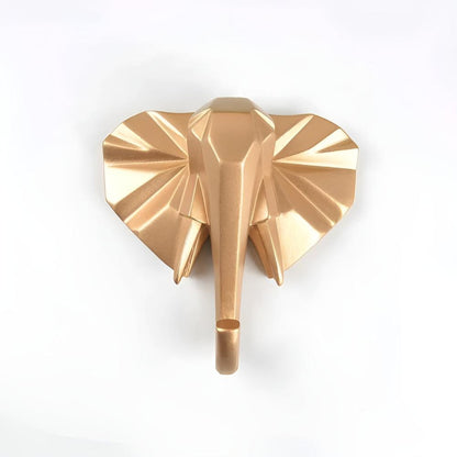 Contemporary Geometric Animal Head Wall Hook
