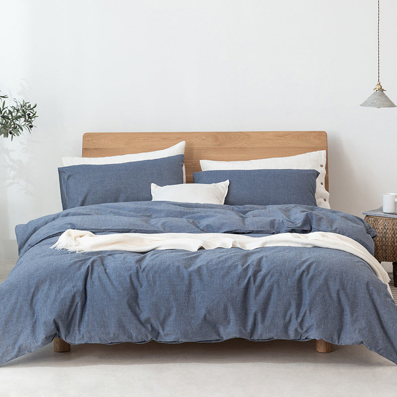 Japanese Style Cotton Duvet Cover Set