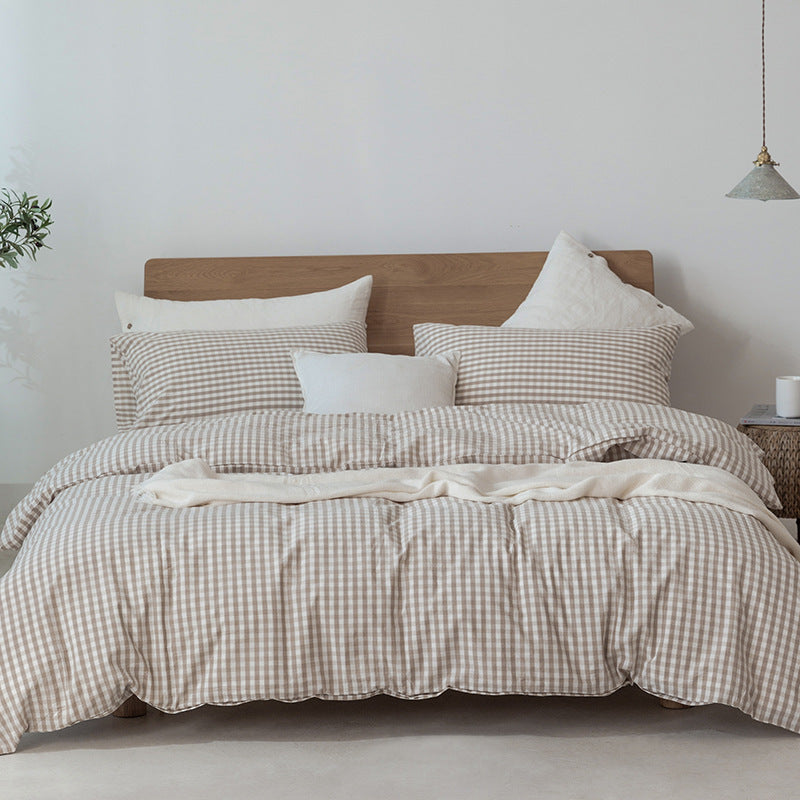 Japanese Style Cotton Duvet Cover Set