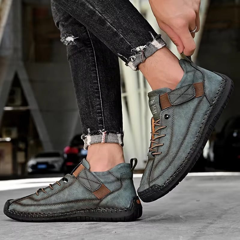 Jack Comfort Fit Casual Shoes | Solid Lace-Up Casual Shoes