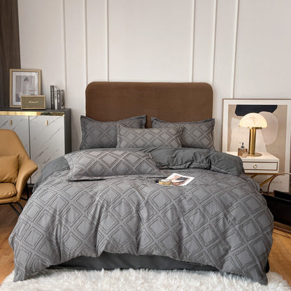 Tufted Cotton Bedding Set
