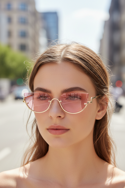 ZOÉVA – Cat Eye Sunglasses with UV400 Protection & Lightweight Metal Frames VIP