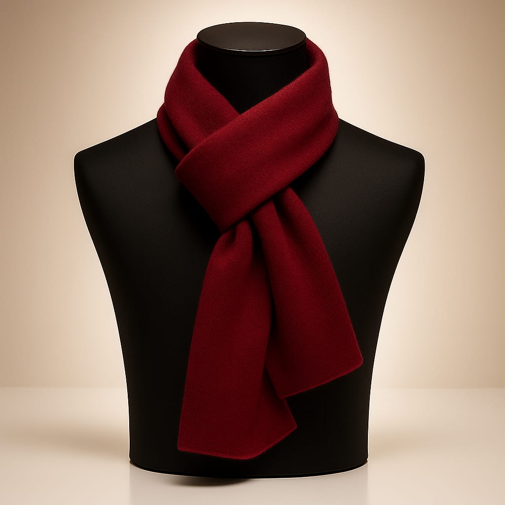 Harry Knit Mid-Length Scarf | Solid Casual Wear Scarf