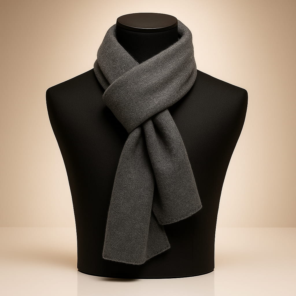 Harry Knit Mid-Length Scarf | Solid Casual Wear Scarf