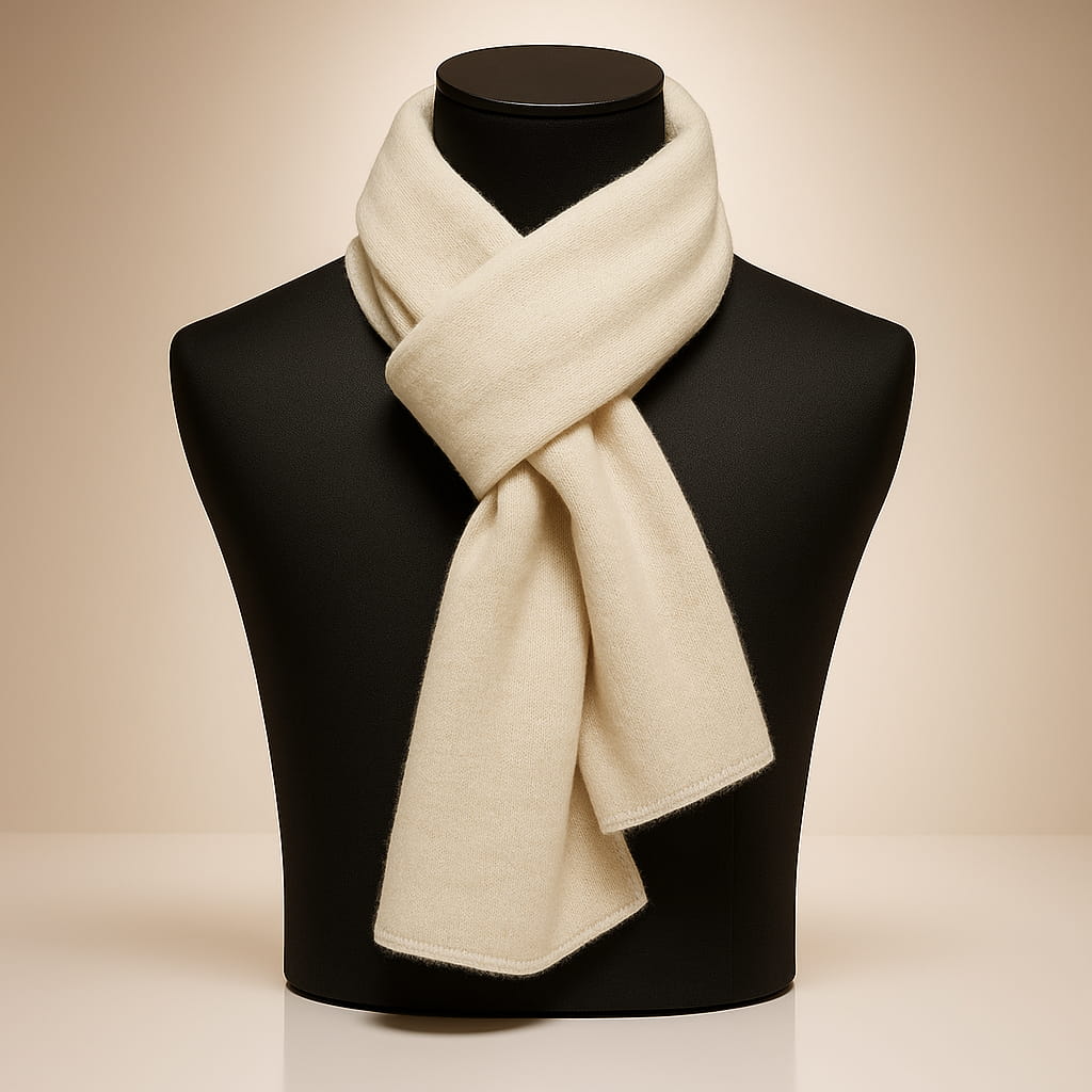 Harry Knit Mid-Length Scarf | Solid Casual Wear Scarf