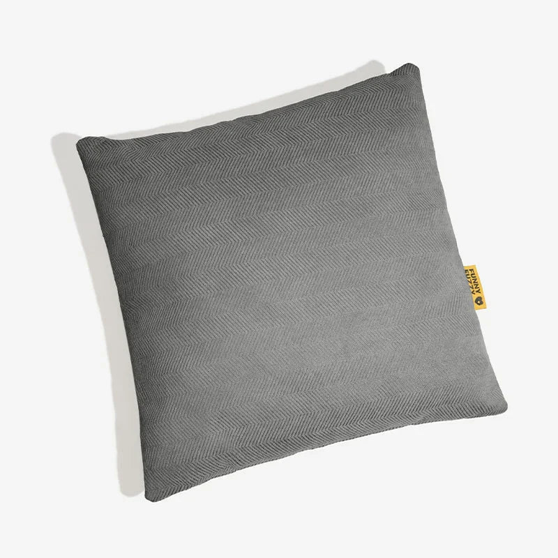 Contemporary Chenille Couch Cover With Herringbone Pattern