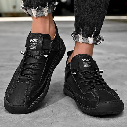 Jack Comfort Fit Casual Shoes | Solid Lace-Up Casual Shoes