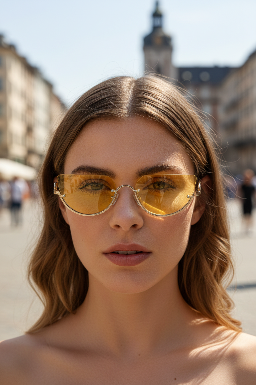 ZOÉVA – Cat Eye Sunglasses with UV400 Protection & Lightweight Metal Frames VIP