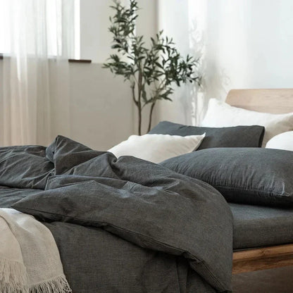 Japanese Style Cotton Duvet Cover Set