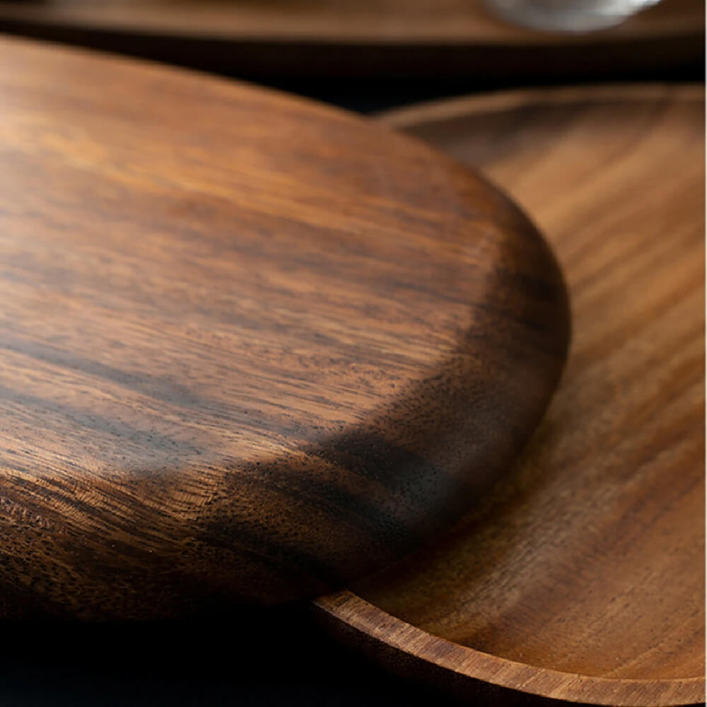 Minimalist Acacia Wood Serving Tray