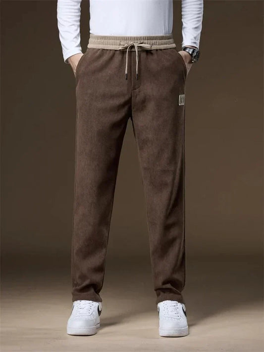 Theodore Relaxed Fit Joggers | Drawstring Waist Elastic Waistband Joggers