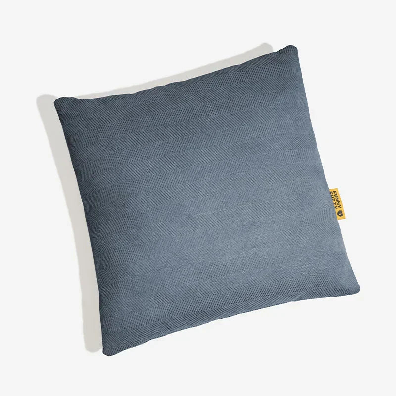 Contemporary Chenille Couch Cover With Herringbone Pattern