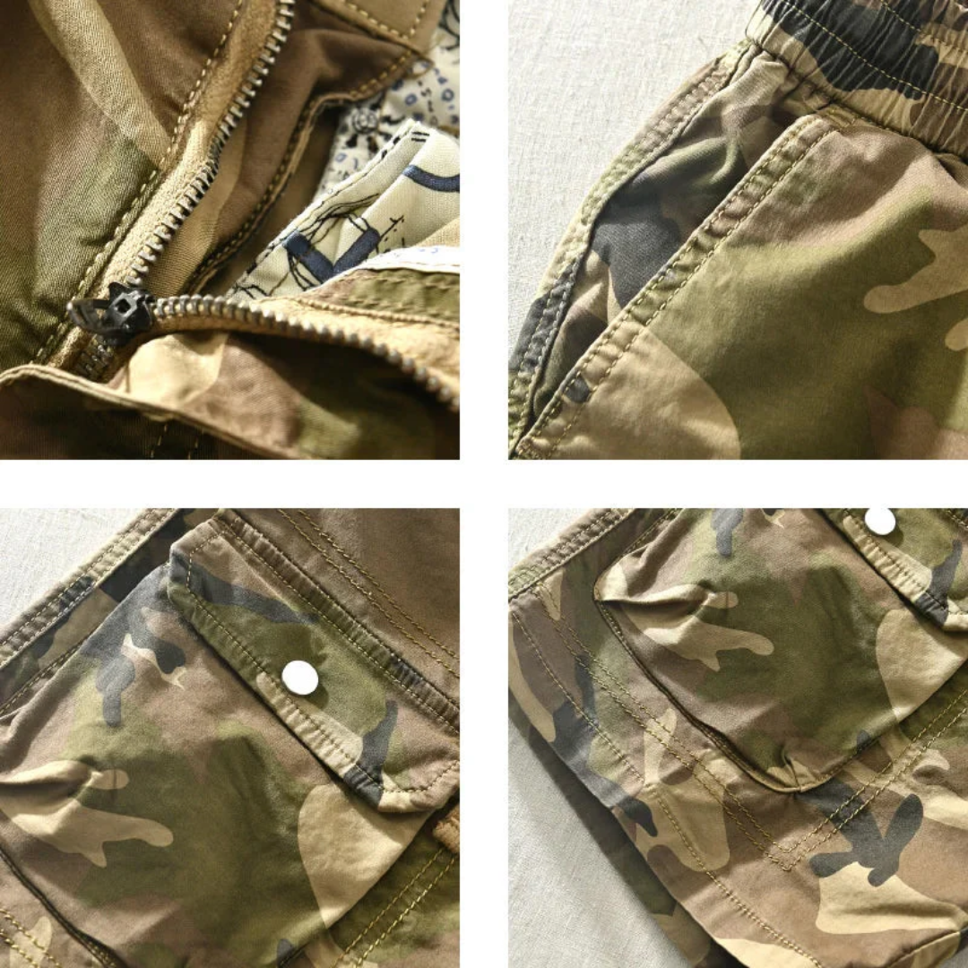 Jackson Miller Relaxed-Fit Cargo Shorts with Functional Pockets