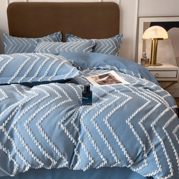 Tufted Cotton Bedding Set