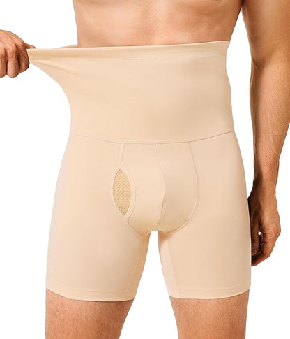 Theodore Compression Fit Shaper Shorts | High-Waist Tummy Control Shorts