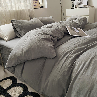 Minimalist Washed Cotton Bedding Set