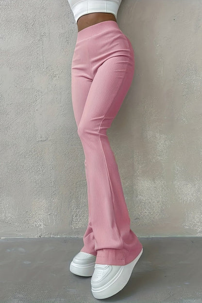 ZARIELLE – Ribbed High-Waist Slim Leggings