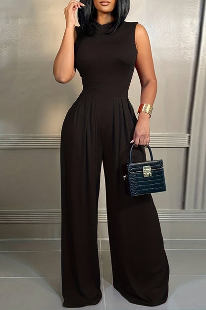 Piper – Sleek Spring Floral Jumpsuit with Minimalist Profile