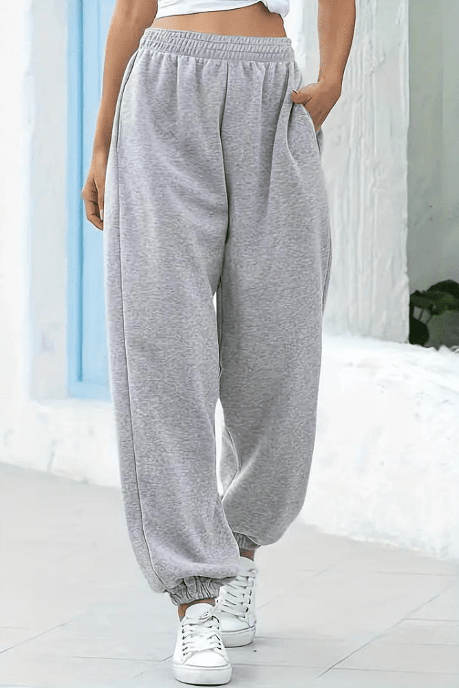 URBANRISE – High-Rise Joggers with Flexible Waistband for Modern Comfort