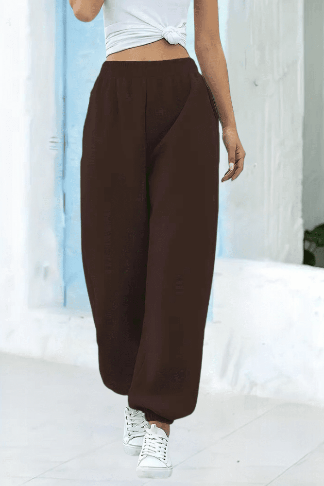 URBANRISE – High-Rise Joggers with Flexible Waistband for Modern Comfort