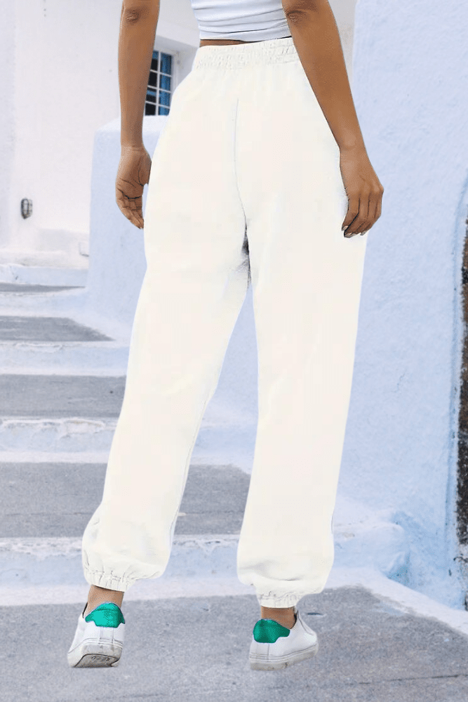 URBANRISE – High-Rise Joggers with Flexible Waistband for Modern Comfort