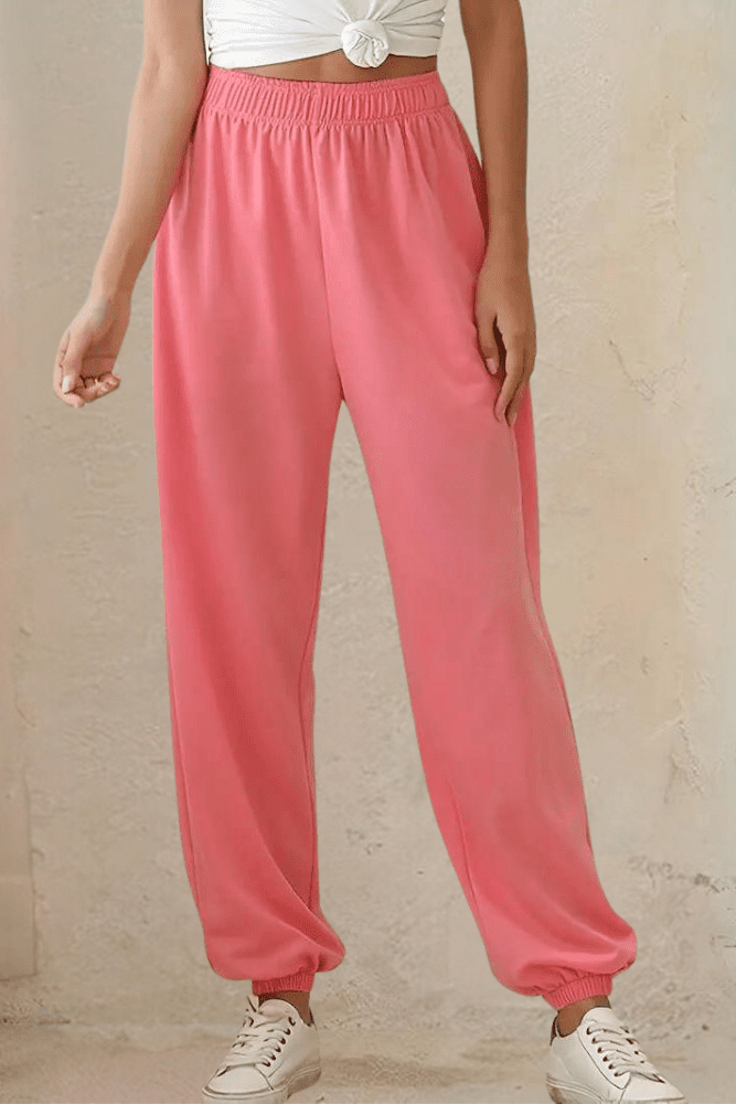 URBANRISE – High-Rise Joggers with Flexible Waistband for Modern Comfort