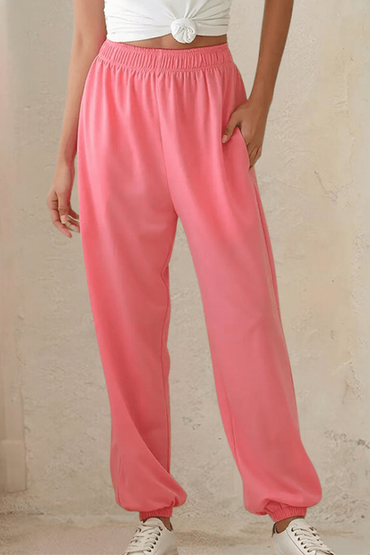 URBANRISE – High-Rise Joggers with Flexible Waistband for Modern Comfort