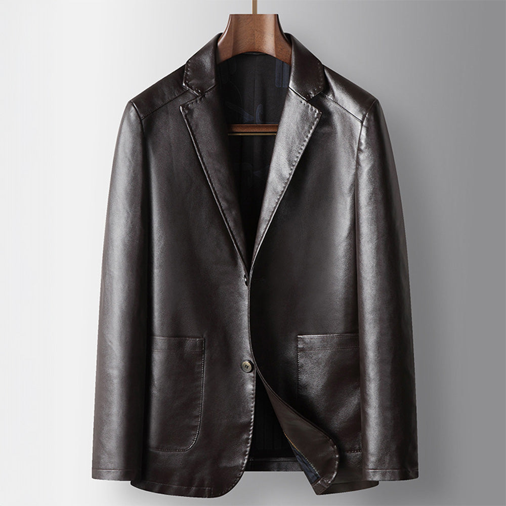 Oscar Regular Fit Blazer | Notched Lapel Patch Pockets Blazer