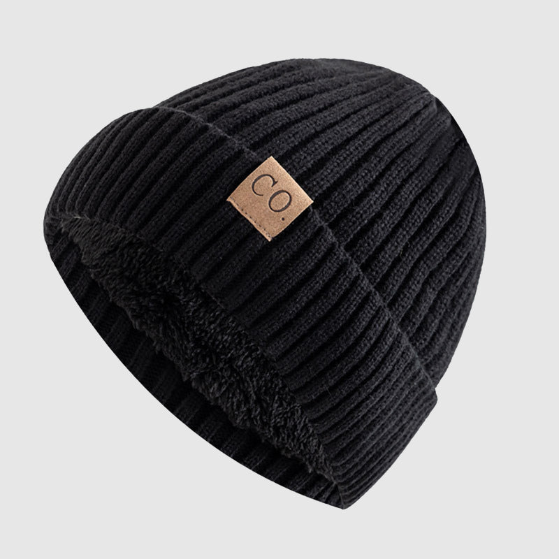Leo Snug Fit Beanie | Marled Ribbed Lined Beanie