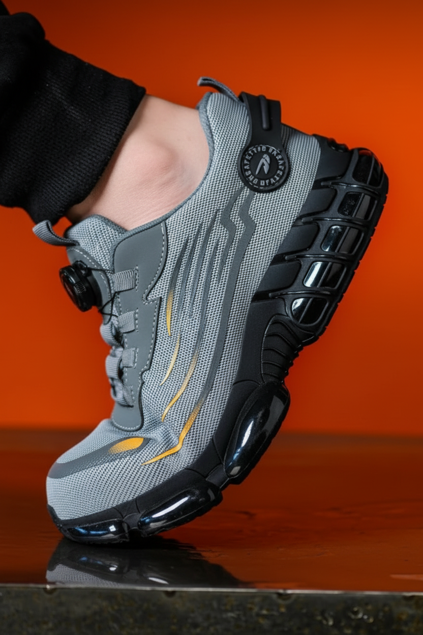 PROGUARD – Breathable Lightweight Safety Shoes with Steel Toe Cap – Arlezo