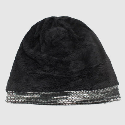 Oliver Slouchy Beanie | Striped-Lined Knit Beanie