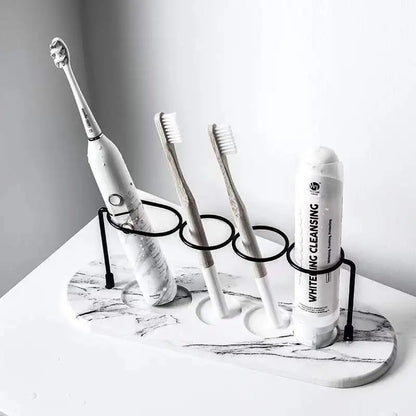Luxura Bathroom Organizer | Multifunctional Toothbrush & Toothpaste Rack