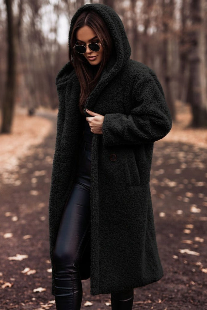 COZELONG – Women’s Hooded Long Coat for Warm Spring Comfort – Arlezo