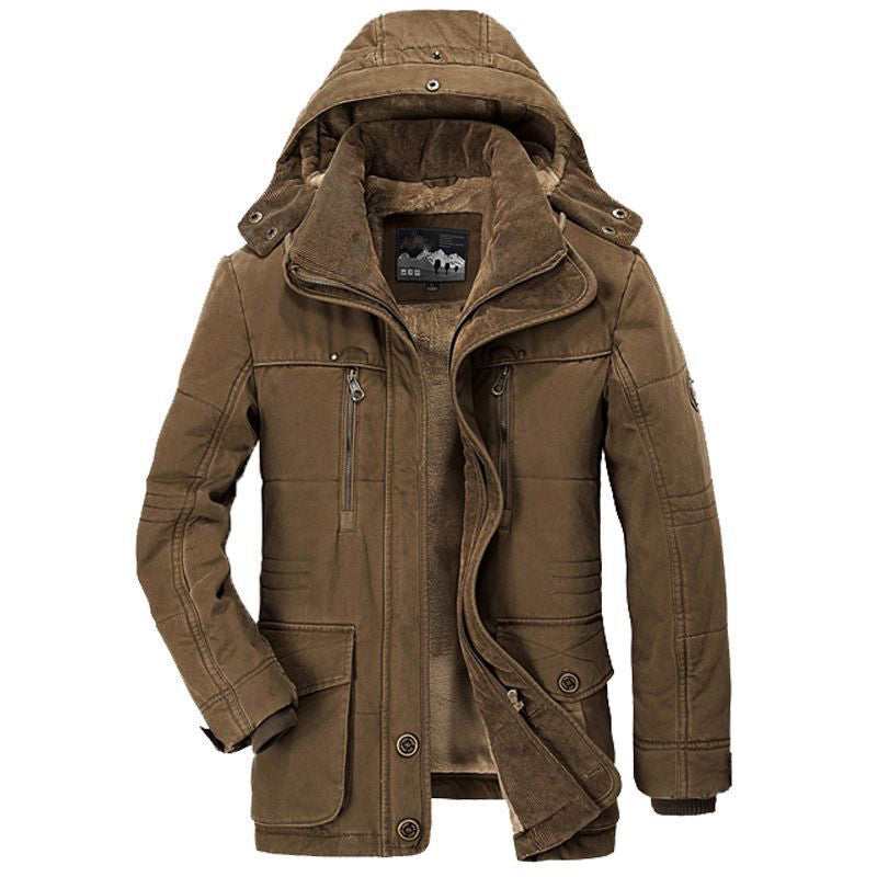 Oliver Hooded Parka | Relaxed Fit Padded Hip-Length Parka