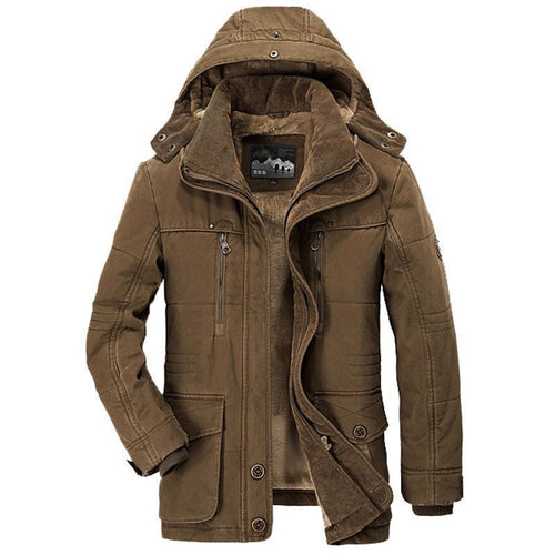Oliver Hooded Parka | Relaxed Fit Padded Hip-Length Parka