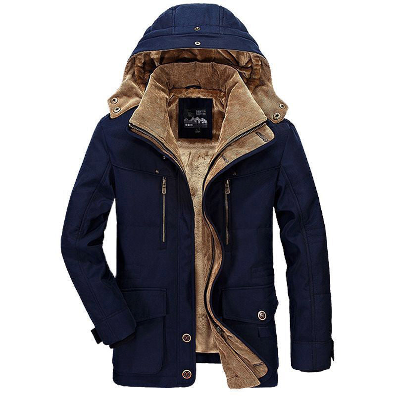 Oliver Hooded Parka | Relaxed Fit Padded Hip-Length Parka
