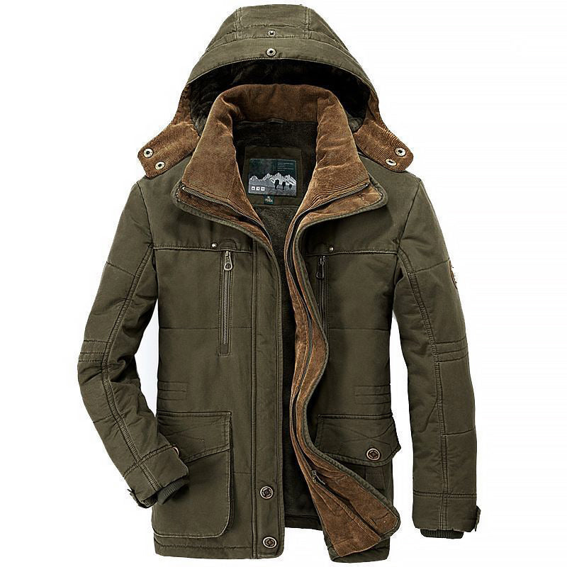 Oliver Hooded Parka | Relaxed Fit Padded Hip-Length Parka