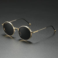 Gold frame full gray