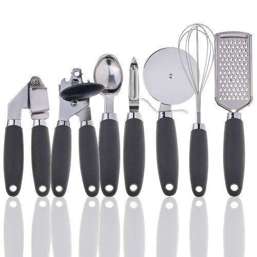 Modern Copper Utensil Set with Ergonomic Handles