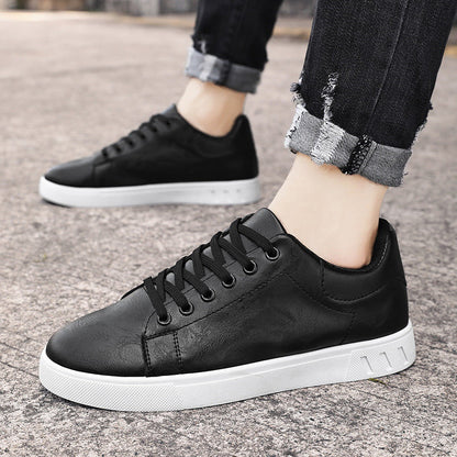 Ross - Men's Sneakers - Low Top - Lace Up - Casual Leather Shoes
