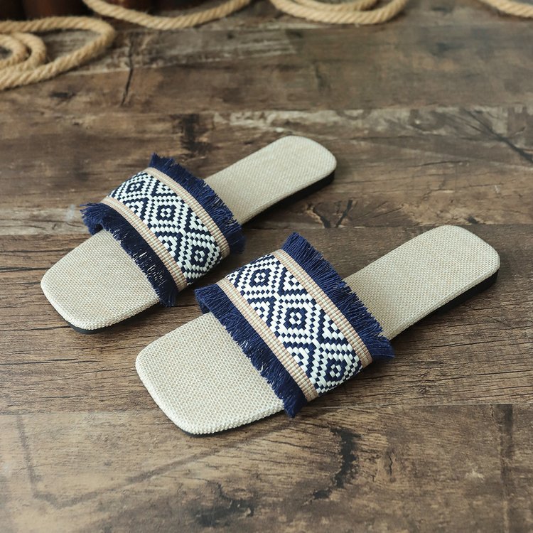 Boho Fringe Flats