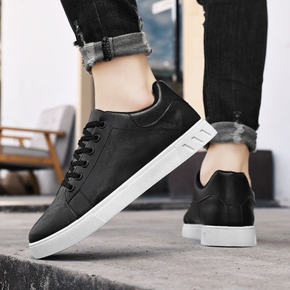 Ross - Men's Sneakers - Low Top - Lace Up - Casual Leather Shoes