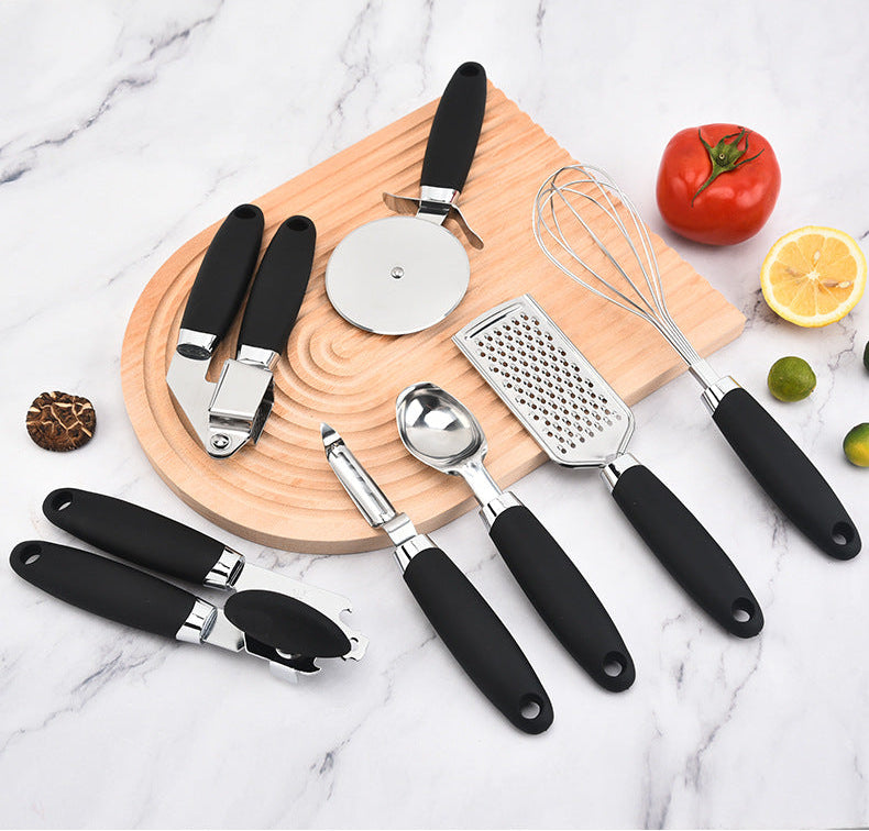 Modern Copper Utensil Set with Ergonomic Handles