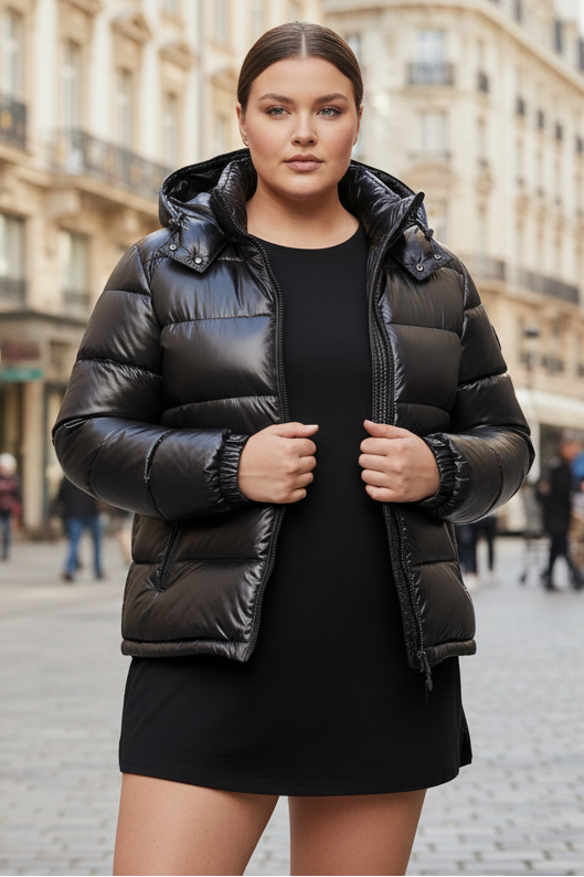 NIVALUX – Elegant Plus Size Puffer Jacket with Reliable Spring Warmth