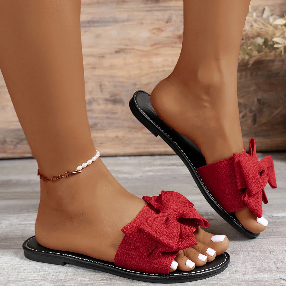Ariel Bow-Tie Flats