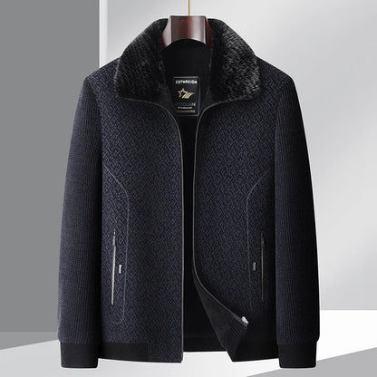Fur-lined Collar Jacket