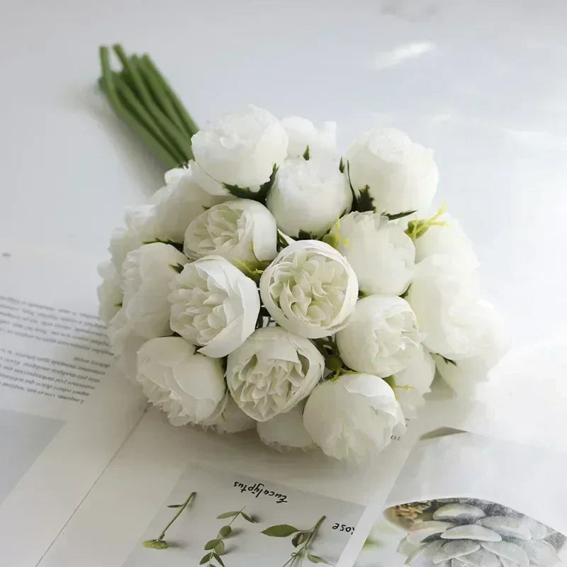 Classic Silk Peony Bouquet