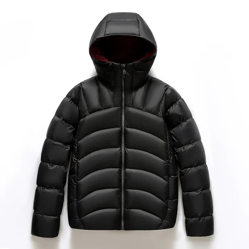 Arthur Puffer Jacket | Contoured Quilted Hooded Winter Jacket